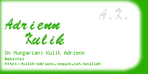 adrienn kulik business card